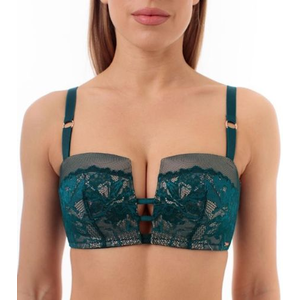 Бюстгальтер бескостный COQUETTE REVUE WOOD, Цвет изумрудный