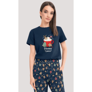 Комплект (джемпер/шорты) CLEVER CLE LF13-1068/2у, Цвет т.синий/св.коричневый