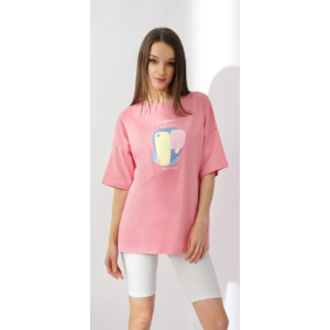 Комплект (джемпер/шорты) CLEVER LP22-956/1у, Цвет розовый/св.серый