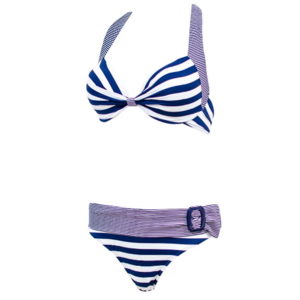 Купальник RIVAGE LINE, Цвет белый/синий