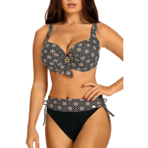 Купальник SELF BARBADOS 4, Цвет чёрный/т.бежевый