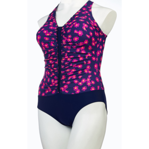 Купальник TERES, Цвет синий/фуксия