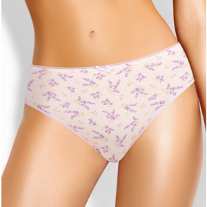 Трусы CLEVER Люпины, Цвет молочный/св.фиолетовый