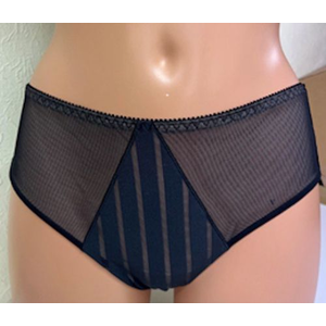 Трусы бикини ZeBra Классика, Цвет чёрный/скин