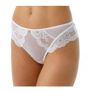 Трусы бразилиана COQUETTE REVUE Roses, Цвет молочный