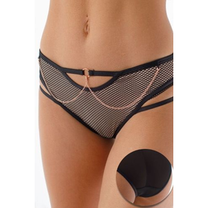 Трусы слип COQUETTE REVUE CRAVE, Цвет чёрный с нюдом