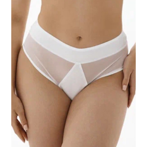 Трусы танга с высокой линией талии Zebra, Цвет белый